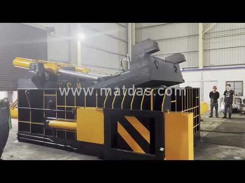 scrap metal compactor press machinery