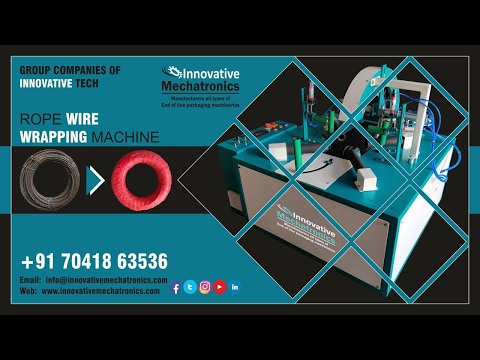 Steel Wire Rope Wrapping Machine | Wires Ropes packing machine