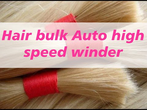 Automatic hair bulk bundle strapping machine hair Banding machinehair strapping machinehair strapper