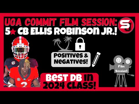 🔒UGA 2024 Commit FILM SESSION: 5-Star CB Ellis Robinson Jr! BEST DB IN COUNTRY! Put Em On An ISLAND!