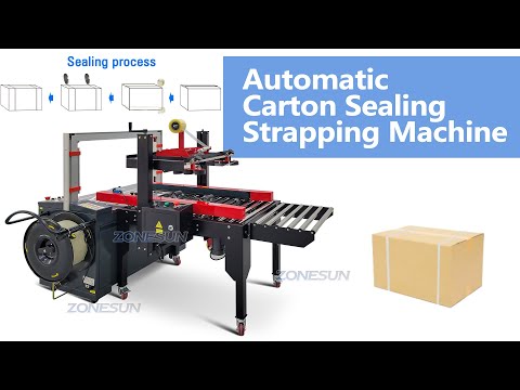 How to use ZS-FK8060 Automatic Carton Sealing Strapping Machine
