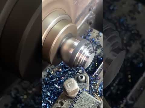 CNC Lathe Turning Machine Working Project in 11 second