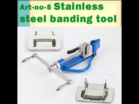 Art no 5 Stainless steel banding tool （strap-seal-machine.com） (WA:+8618621323471)