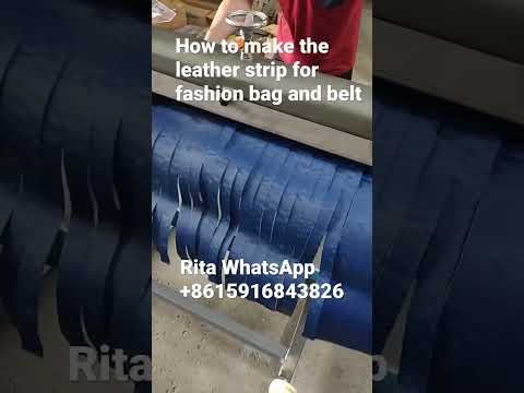 leather strap cutting machine