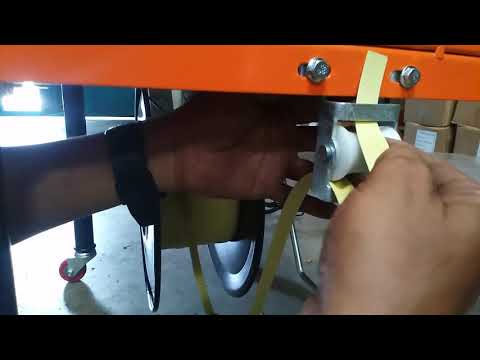 Cara menjalankan mesin strapping /pengikat kardus