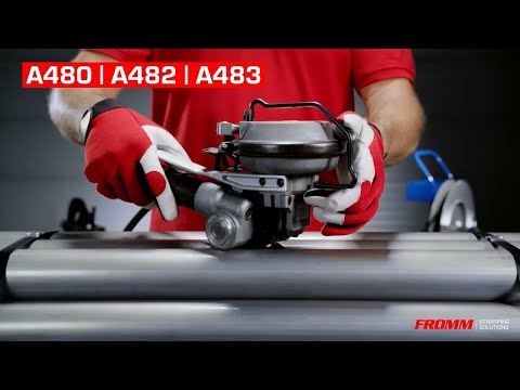 How To Use A480 Pneumatic Powered Steel Strapping Tool (Fast &amp; Easy)