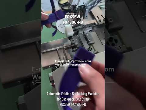 Automatic Belt Strap Folding BarTacking Sewing Machine