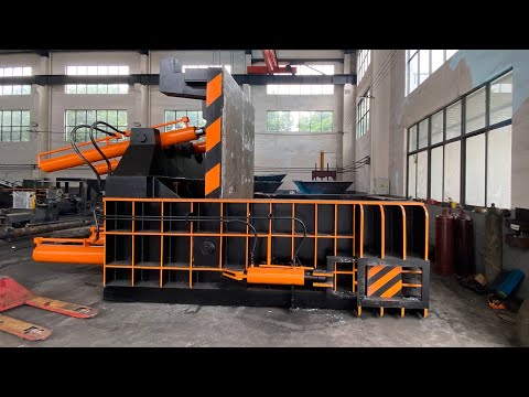 horizontal aluminium can baler