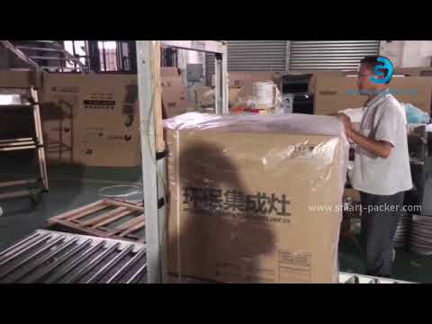 Semi automatic large size customized PP strap sealing packing machine strapping equipment