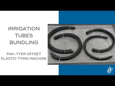 Irrigation Tube Bundling Pak-Tyer 2000 Offset Elastic Tying Machine