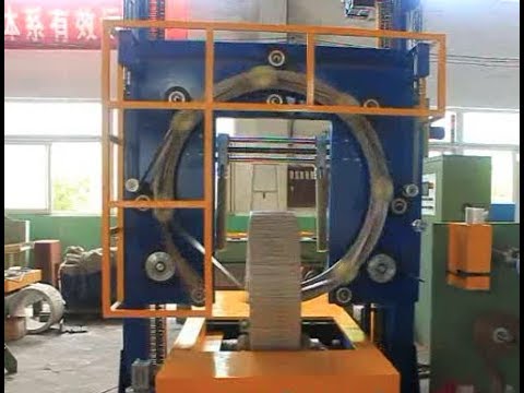 G.i wire steel coil zinc wire coil wrapping machine
