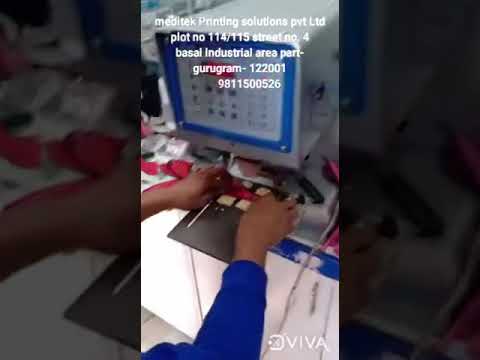 Slipper strap printing machine