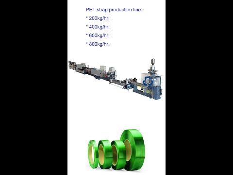 PET PACKING STRAPPING BAND EXTRUSION LINE | STRAP | TAPE | ROLL | MAKING | PRODUCTION | POLYESTER