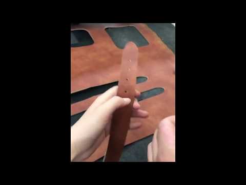 PU Genuine letaher bag belt Strap strip oscillating knife cut cutting machine