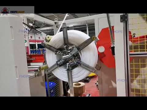 Fully Automatic pipe coiler and strapping machien | FHOPE