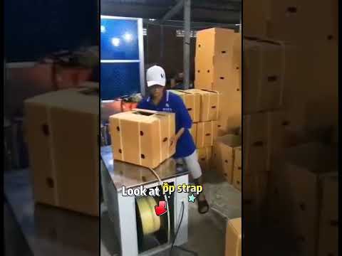 Semi-automatic strapping machine packing durian use pp strapping band