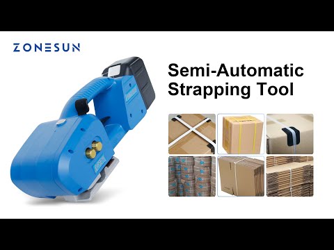 How To Use Portable PP/PET Strip Belt Lithium Battery Power Strapping Machine
