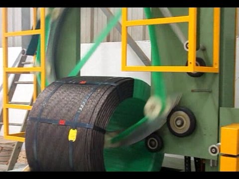 GS800 steel wire packing machine/wire coil wrapping machine.wmv
