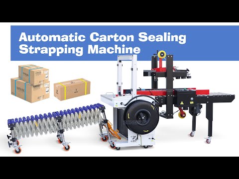 How To Use ZS FK8060C Automatic Carton Sealing Strapping Machine