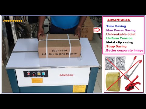 Strapping machine Heavy Duty Box Patti packing machine Box strap packing machine