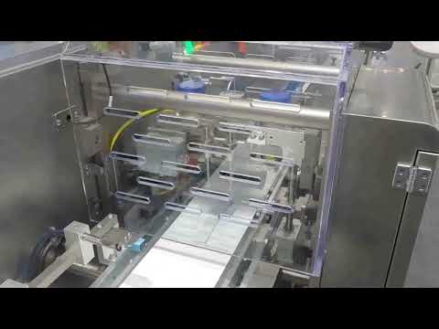 Automatic horizontal flow wrapping machine, high speed box motion (SCP-3000BM) HFFS 진단키트 자동 포장기