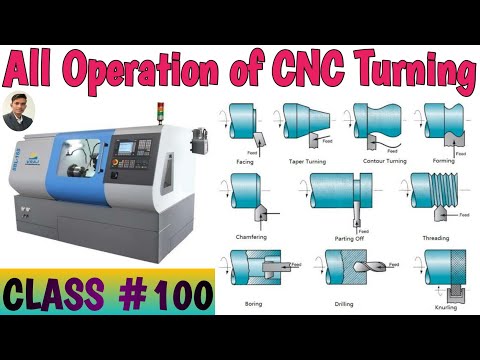 All Types operations of CNC turning|| types of operations in cnc turning machines||cnc turning||
