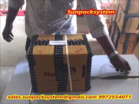 Semi Automatic Strapping Machine | Box Strapping Machine | Strapping Machine | Sunpacksystem
