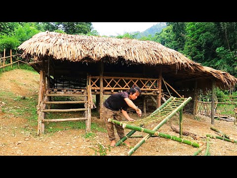 How To Make a Nice Bamboo Chair: Survival Alone In The Rainforest | EP.79