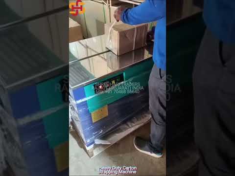 Heavy Duty Carton Strapping Machine (Kingpack) Model with warranty in Rajkot Mo: +91 7046856640