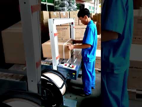 Electric strapping machine pp fully automatic carton strapping machine