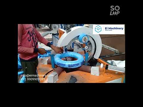 High speed ms binding wire coil wrapping machine