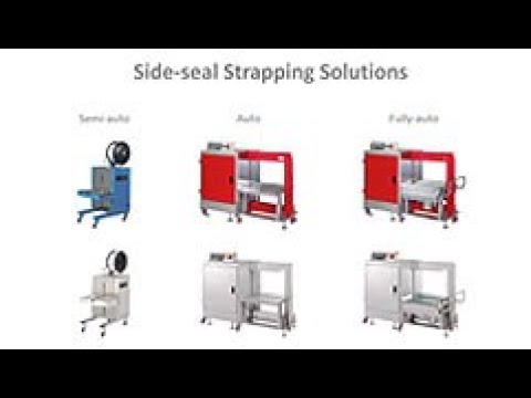 TP-201Y &amp; TP-702Y Series Side-Seal Strapping Machines - TRANSPAK