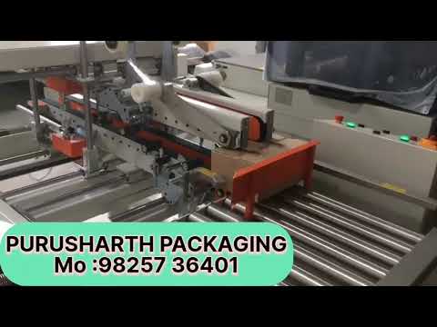carton Sealing with strapping machine // carton taping + Strapping machine // packging machine