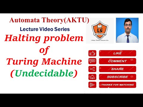 Halting problem of Turing Machine | Undecidable problem | Unsolvable problem |Automata | TOC