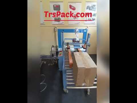 Fully automatic strapping machine and taping machine combo for enquiry visit www.trspack.com