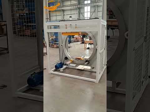 Orbital horizontal ring stretch wrapping machine