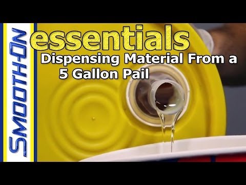 How to Open and Dispense a 5 Gallon Pail of Material | Mold Making Essential