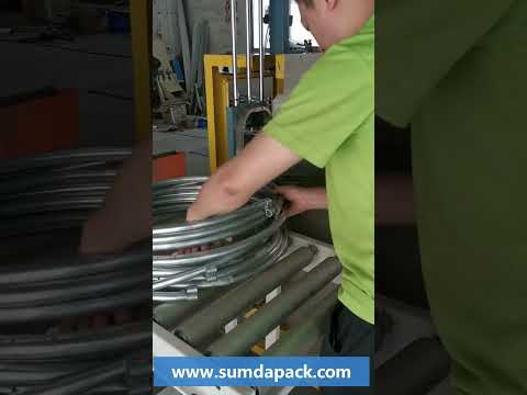 Automatic Steel bar coil strapping machine