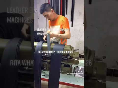 Leather edge strap splting machines#leather belt machine