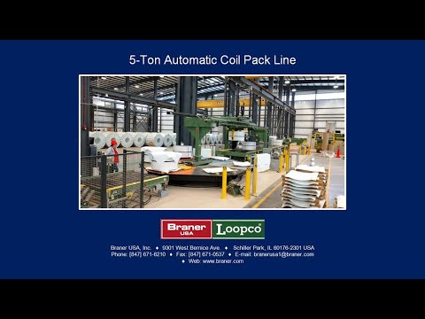 5-Ton Automatic Coil Pack Line by Braner Loopco