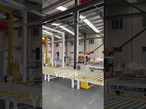 Fully automatic pallet strapping machine and arm wrapping machine