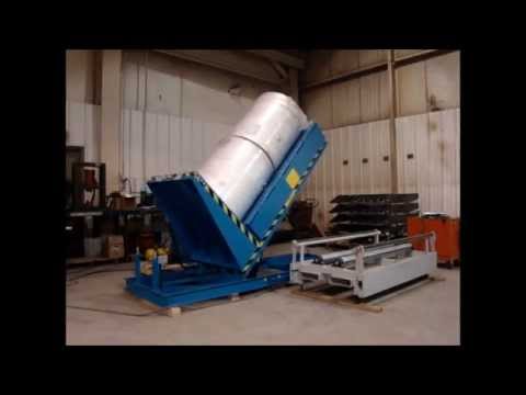 Uni-Craft Corp. Hydraulic Roll Upender