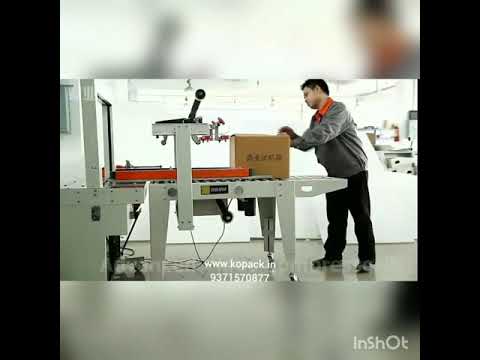 Automatic carton sealer and box strapping machine