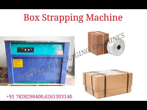 Box Strapping Machine || Plastic Strapping Machine