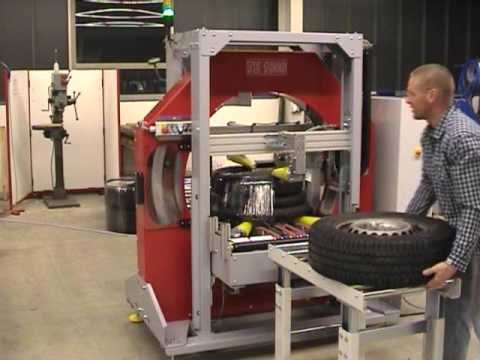 TE 1000 R/a Fully Automatic Horizontal Stretch Wrapper for Tyres
