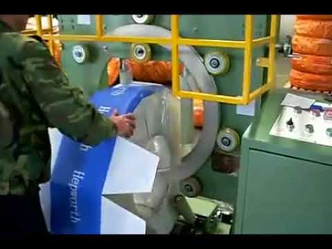 HDPE pipe coil wrapping machine,packing machine