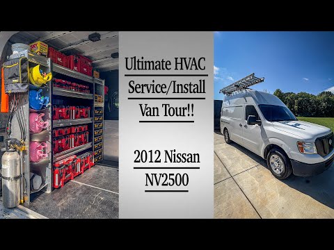Ultimate HVAC Service/Install Van Tour!!