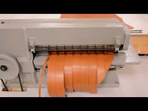 Leather Strap Cutting Machine Demo