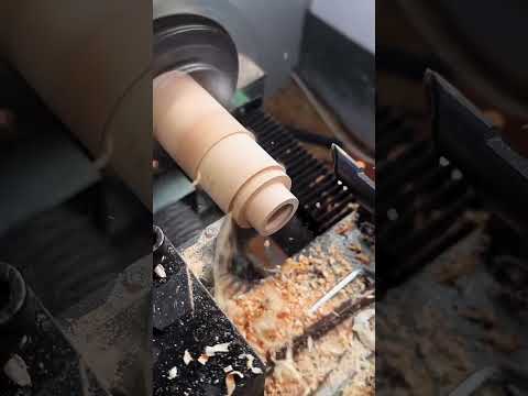 Wood carving crafts turning machine #wood #shorts #youtubeshorts