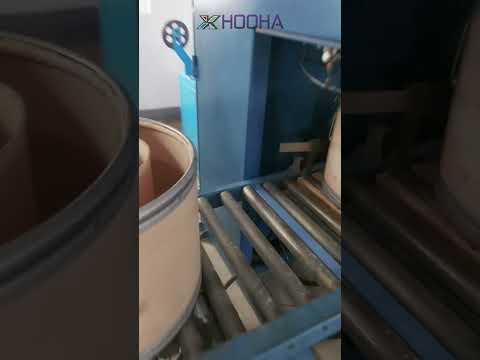 Drop Coil Packaging Machine with barrel and carton box